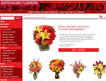 Tablet Screenshot of gatehouseflowershuntsville.com